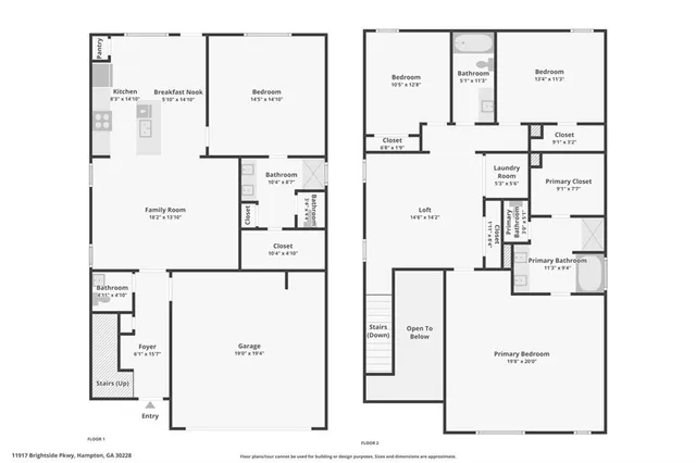 $313,900 | 11917 Brightside Parkway, Hampton, GA 30228