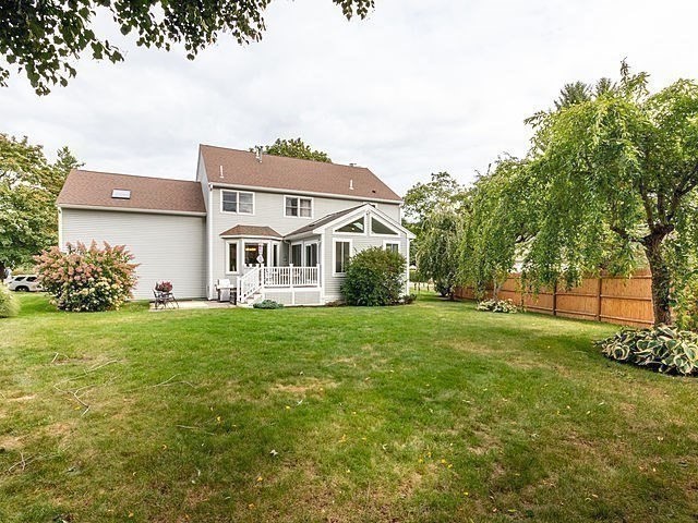 120 Hanson Road Newton, MA 02459 - Photo 21 of 33 a house view with a garden space