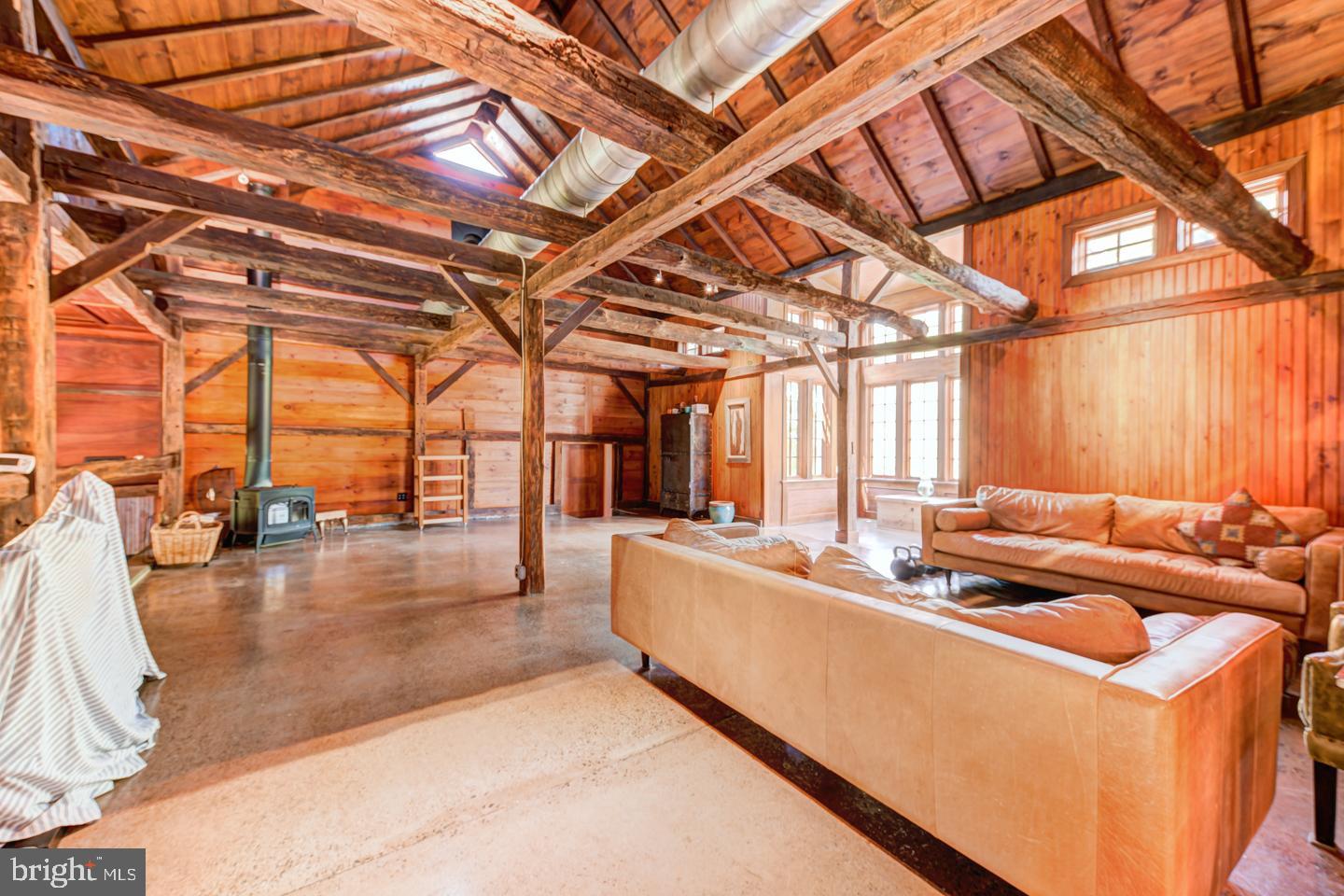 80 Red Cliff Road Upper Black Eddy, PA 18972 - Photo 46 of 70 Post and Beam Great room