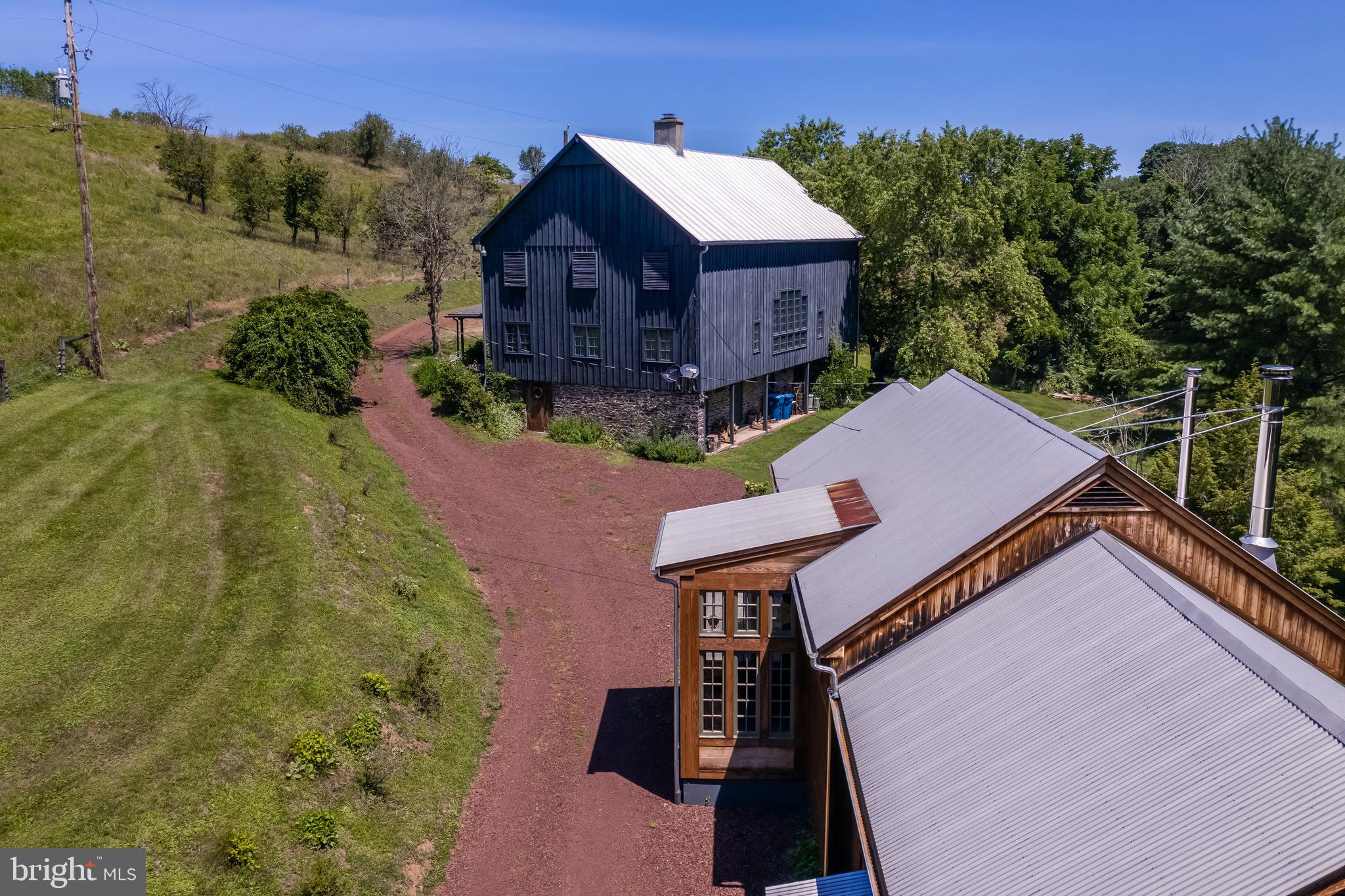 80 Red Cliff Road Upper Black Eddy, PA 18972 - Photo 7 of 70 Each Building is off a winding gravel driveway