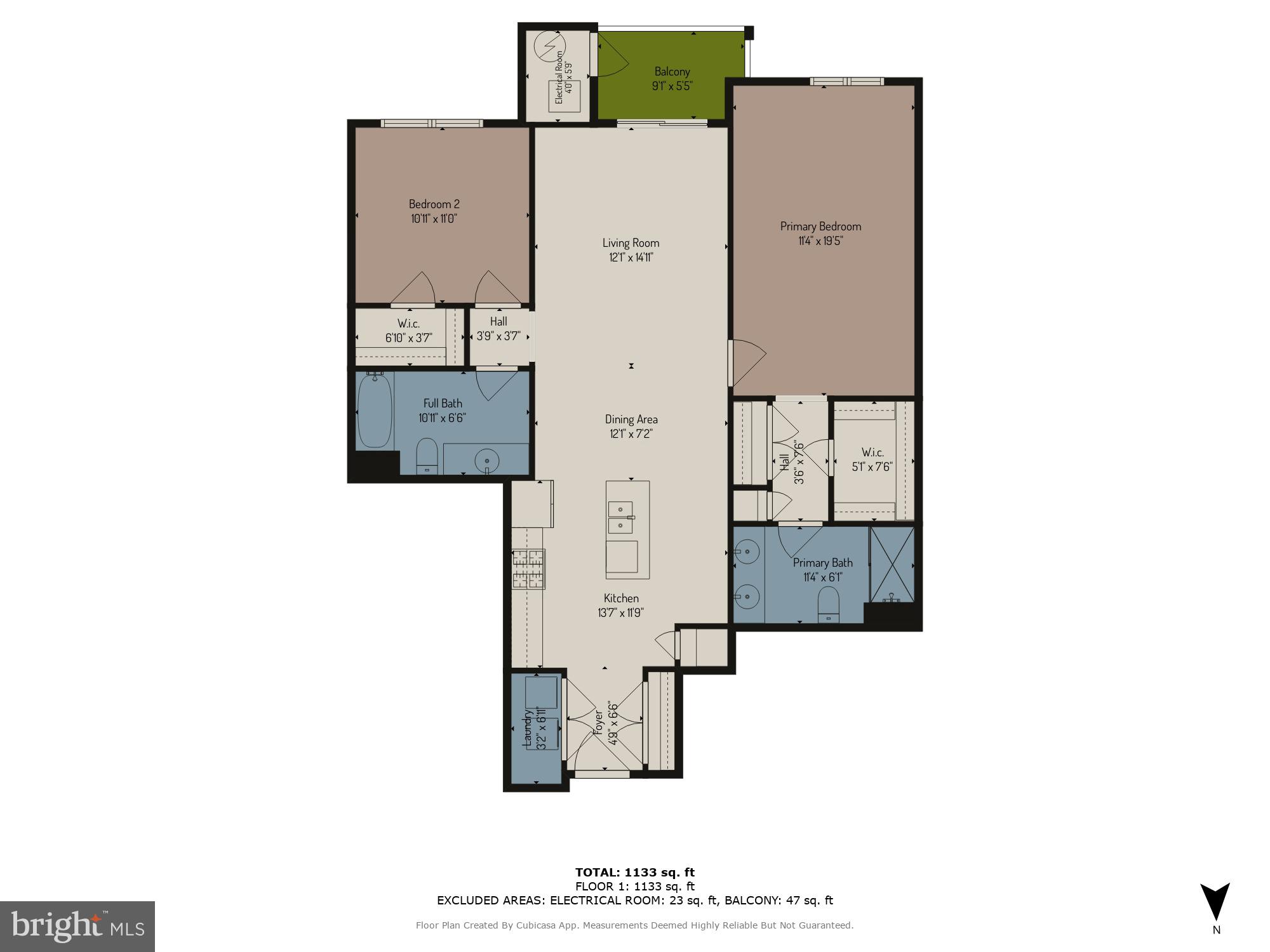 10530 Resort Road, Unit 110 Ellicott City, MD 21042 - Photo 21 of 21 a picture of floor plan
