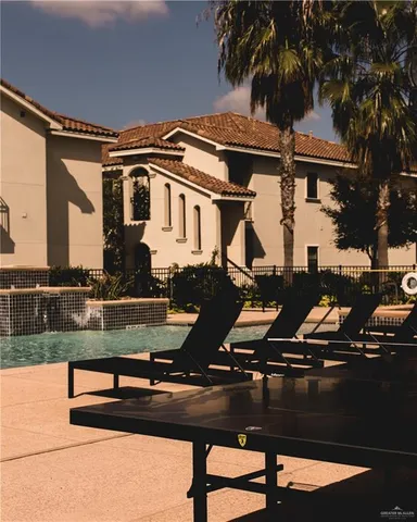 a view of outdoor space with seating area