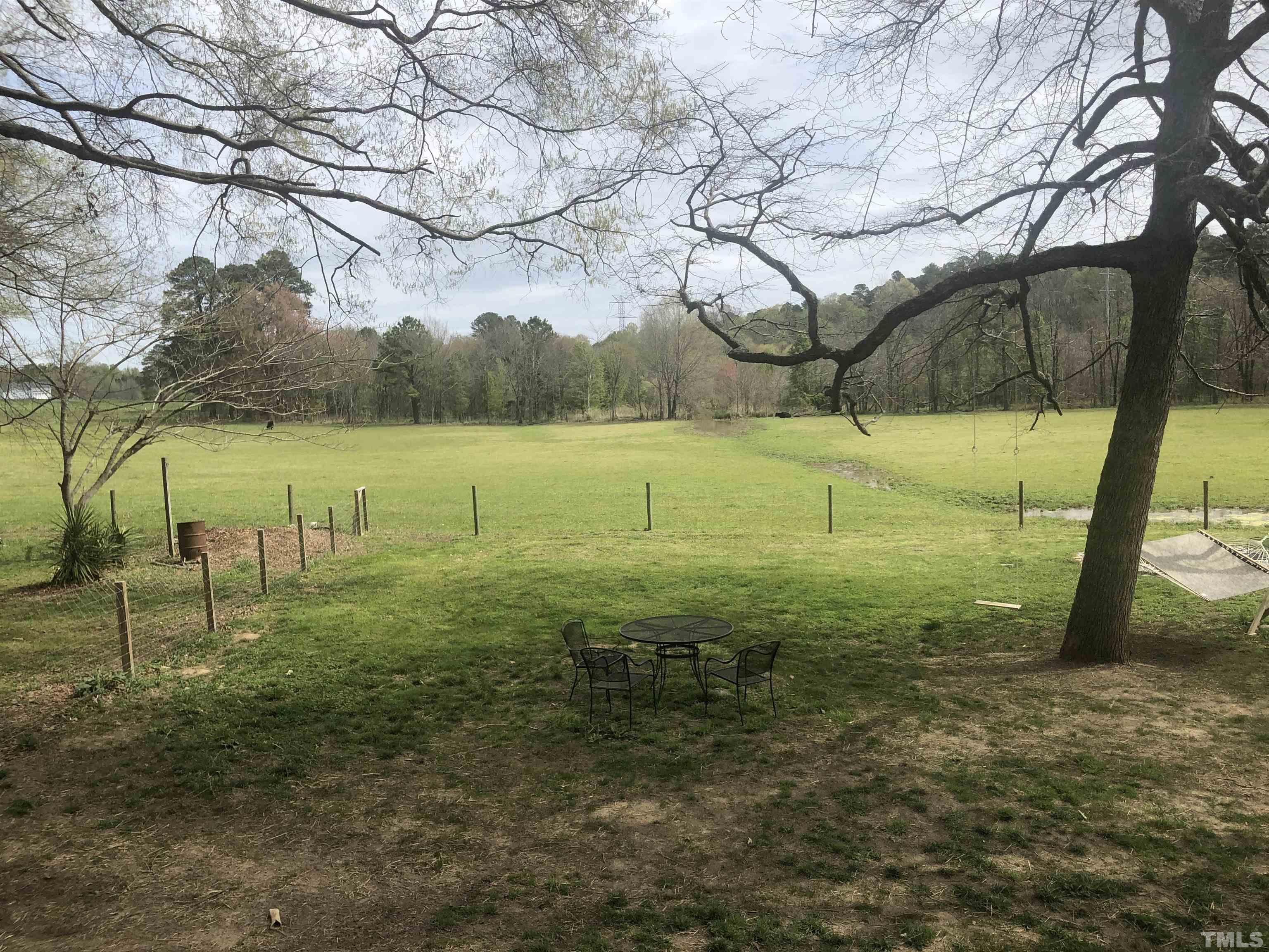 804 Stallings Road Durham, NC 27703 - Photo 6 of 37 a view of a lake with a big yard