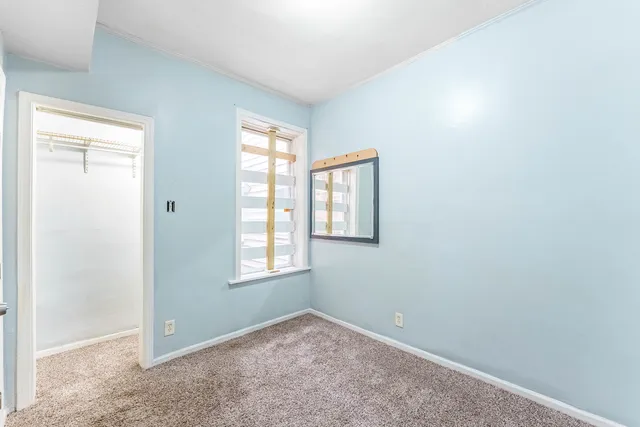 a view of an empty room