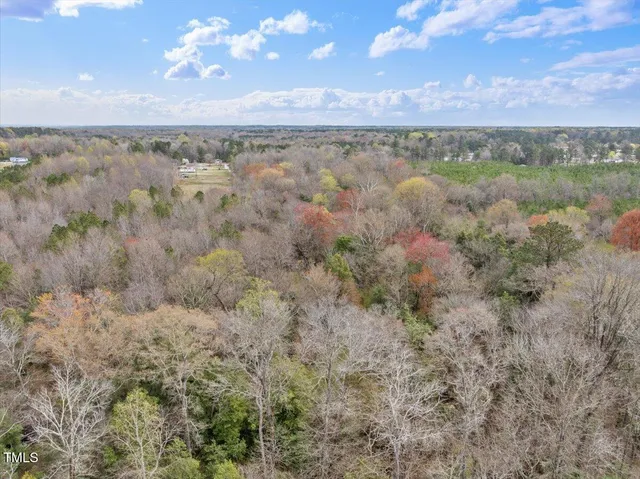 a view of lake with green space