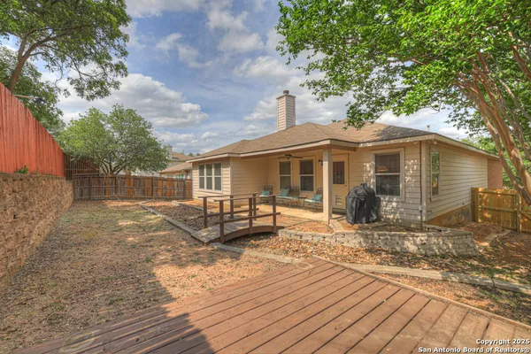 a view of a house with a patio