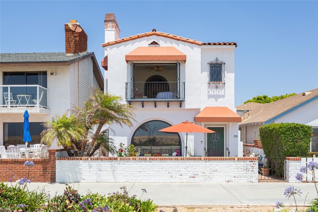 a front view of a house with entryway