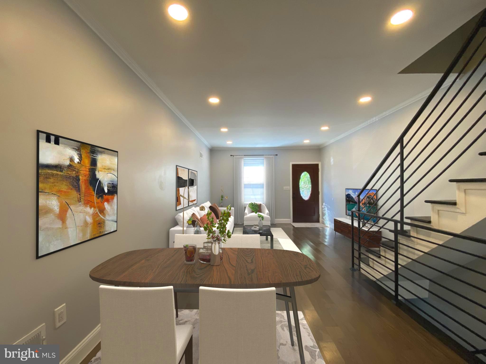 1837 South Hicks Street Philadelphia, PA 19145 - Photo 9 of 28 Dining/ Living Room