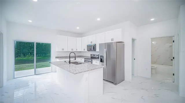 a house with trees in front of it