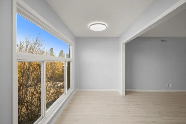 a view of a large window with an outdoor space