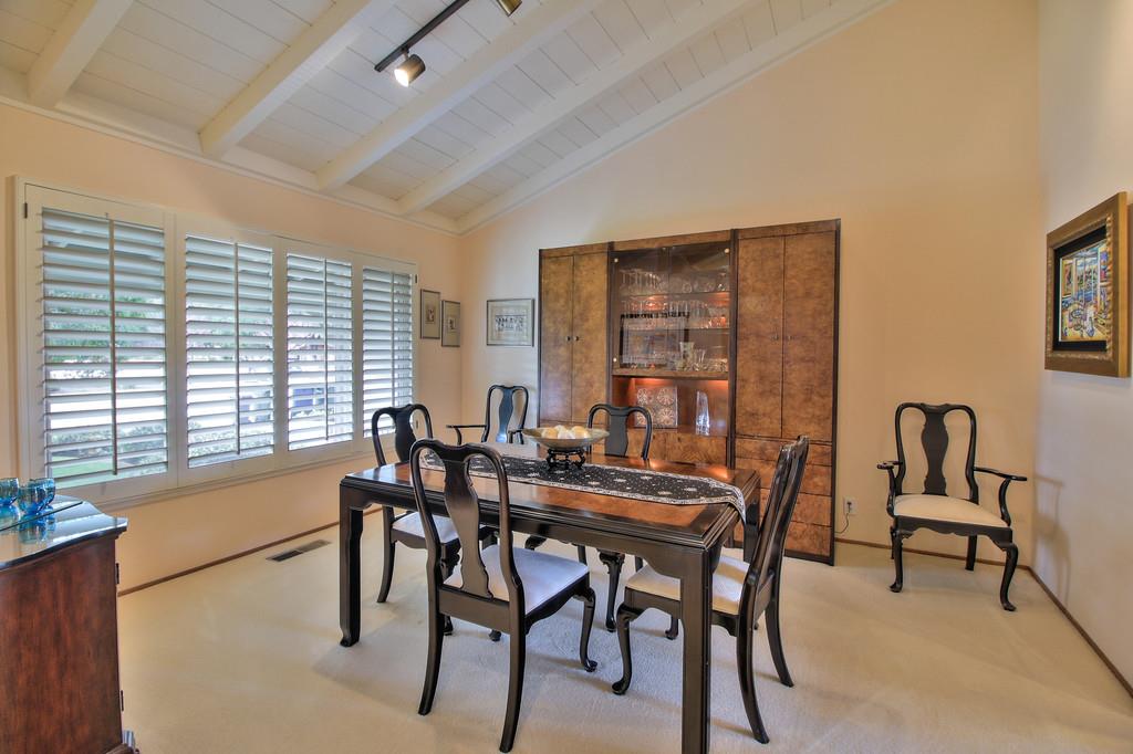 1115 Covington Road Los Altos, CA 94024 - Photo 26 of 39 a view of a dining room with furniture window and outside view
