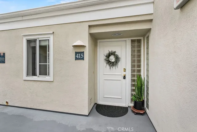 a view of a door and a window in a house