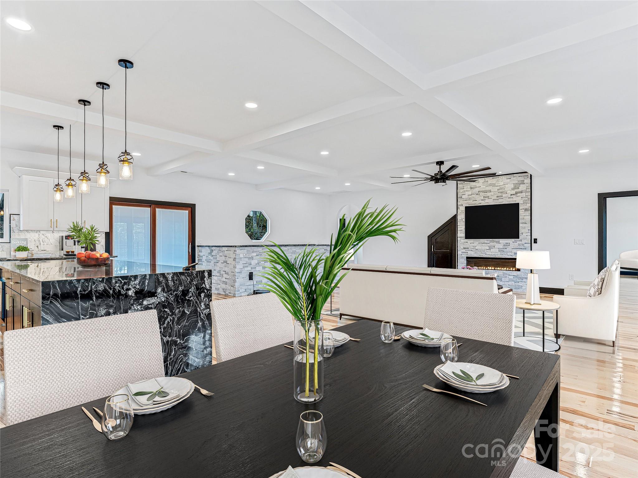 74 Jeranna Road Mills River, NC 28759 - Photo 24 of 42 a living room with furniture and flat screen tv