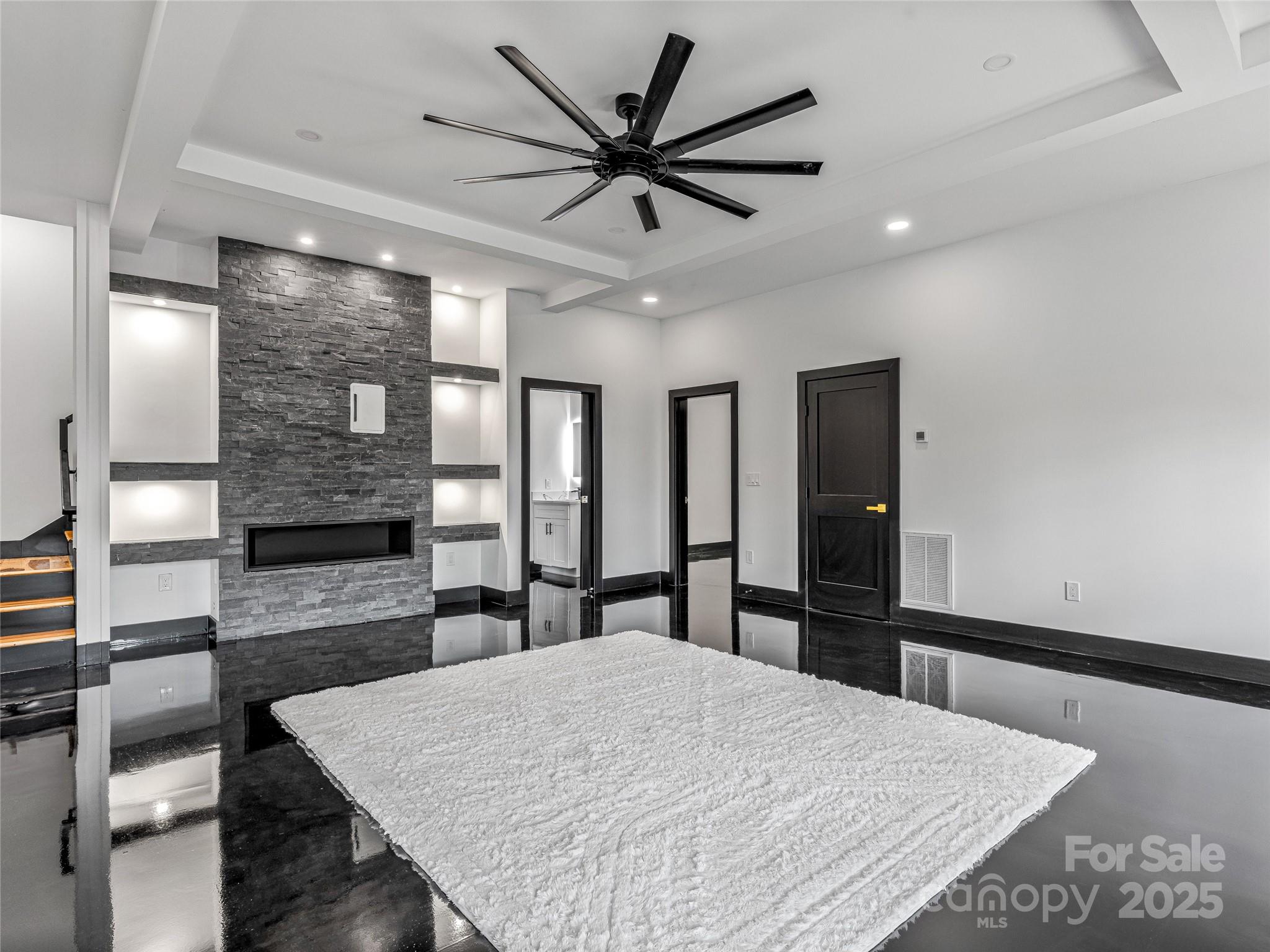 74 Jeranna Road Mills River, NC 28759 - Photo 8 of 42 a bedroom with a bed and a large window