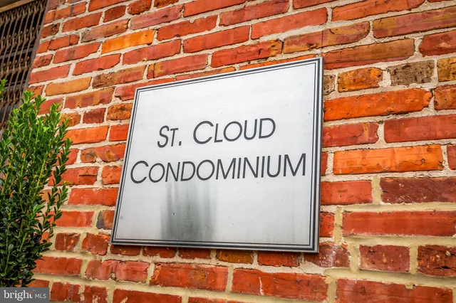 a building with a sign on it