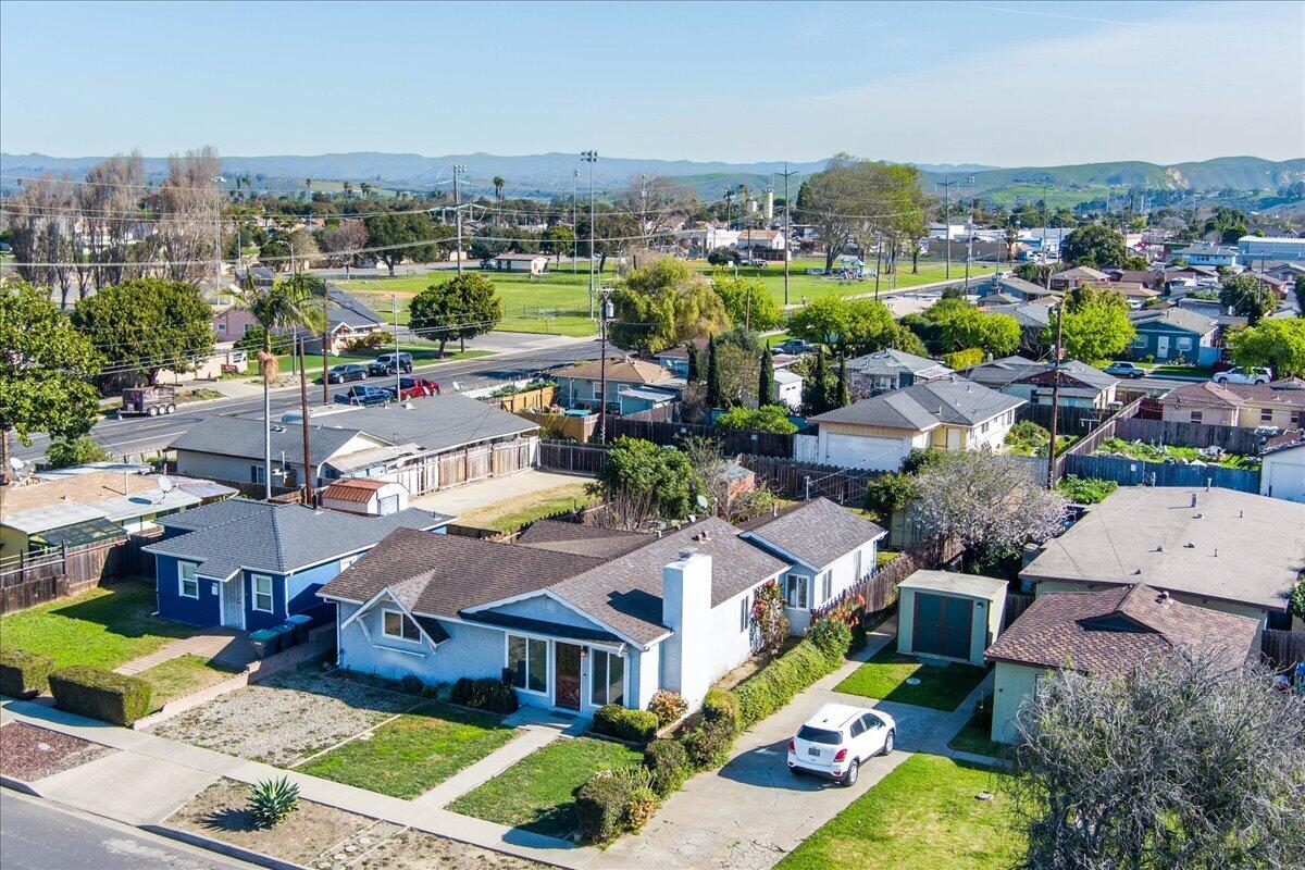230 North D Street Lompoc, CA 93436 - Photo 26 of 29 an aerial view of residential houses with outdoor space