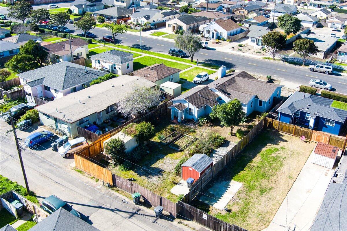 230 North D Street Lompoc, CA 93436 - Photo 28 of 29 an aerial view of a resort with swimming pool and outdoor seating