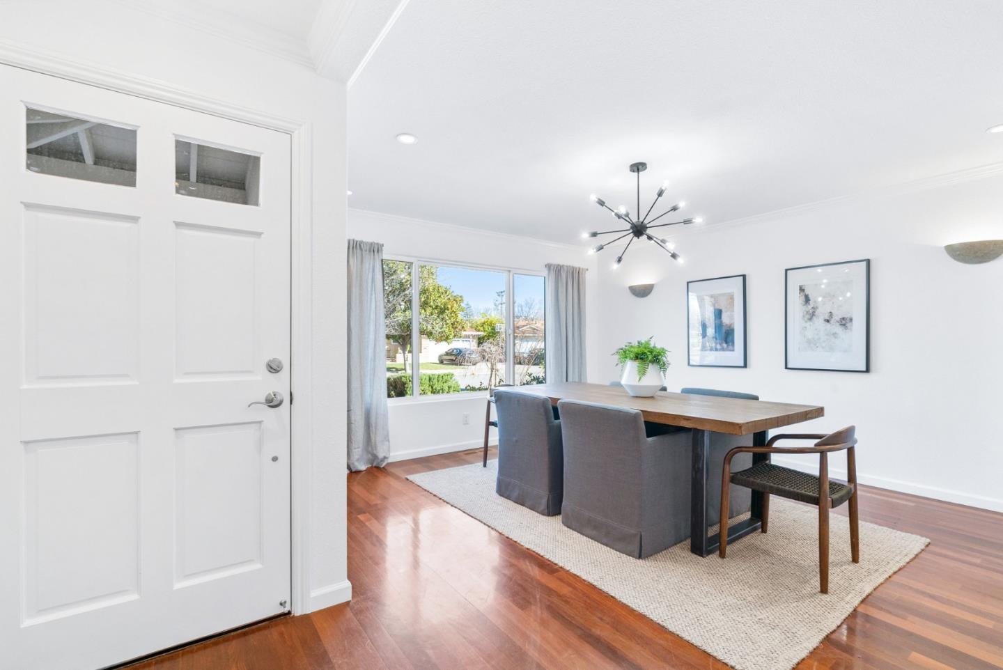 2167 Violet Way Campbell, CA 95008 - Photo 13 of 42 a view of a dining room with furniture and window