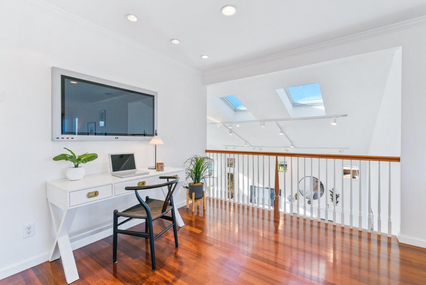 2167 Violet Way Campbell, CA 95008 - Photo 27 of 42 a workspace with furniture and wooden floor