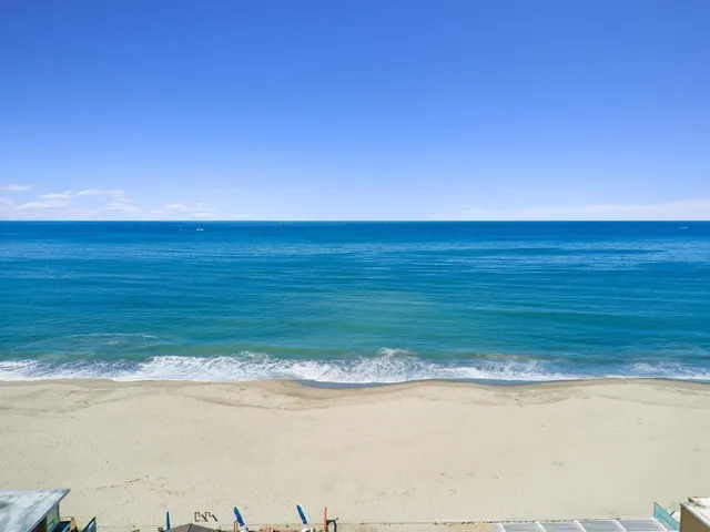 a view of an ocean beach