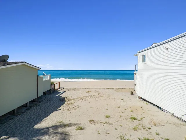 a view of an ocean beach
