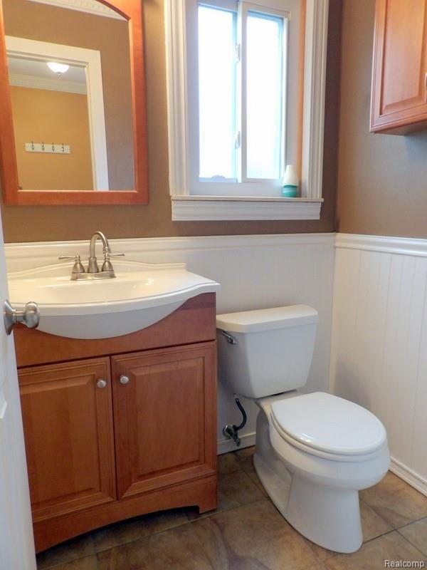 22226 Derby Road Trenton, MI 48183 - Photo 27 of 41 103_2864.JPG HALF BATH WITH CHARMING WAINSCOTING