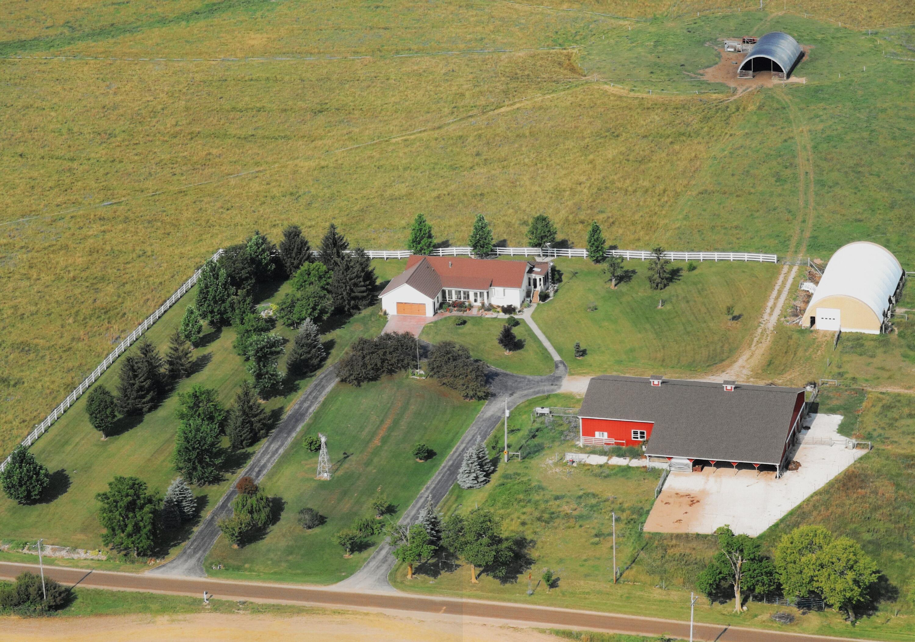 7800 South Jerome Road Perrinton, MI 48871 - Photo 3 of 36 Aerial- Hoffer. Thursh copy3