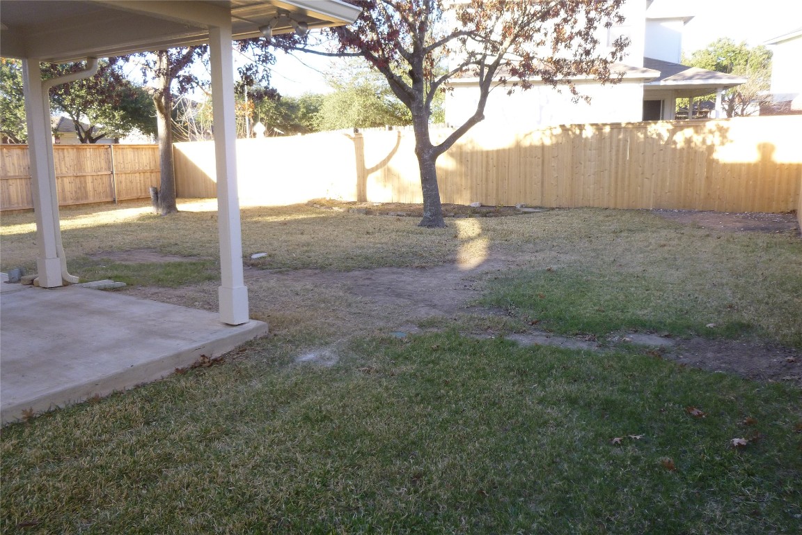 1016 Stacia's Way Pflugerville, TX 78660 - Photo 31 of 34 Fenced backyard