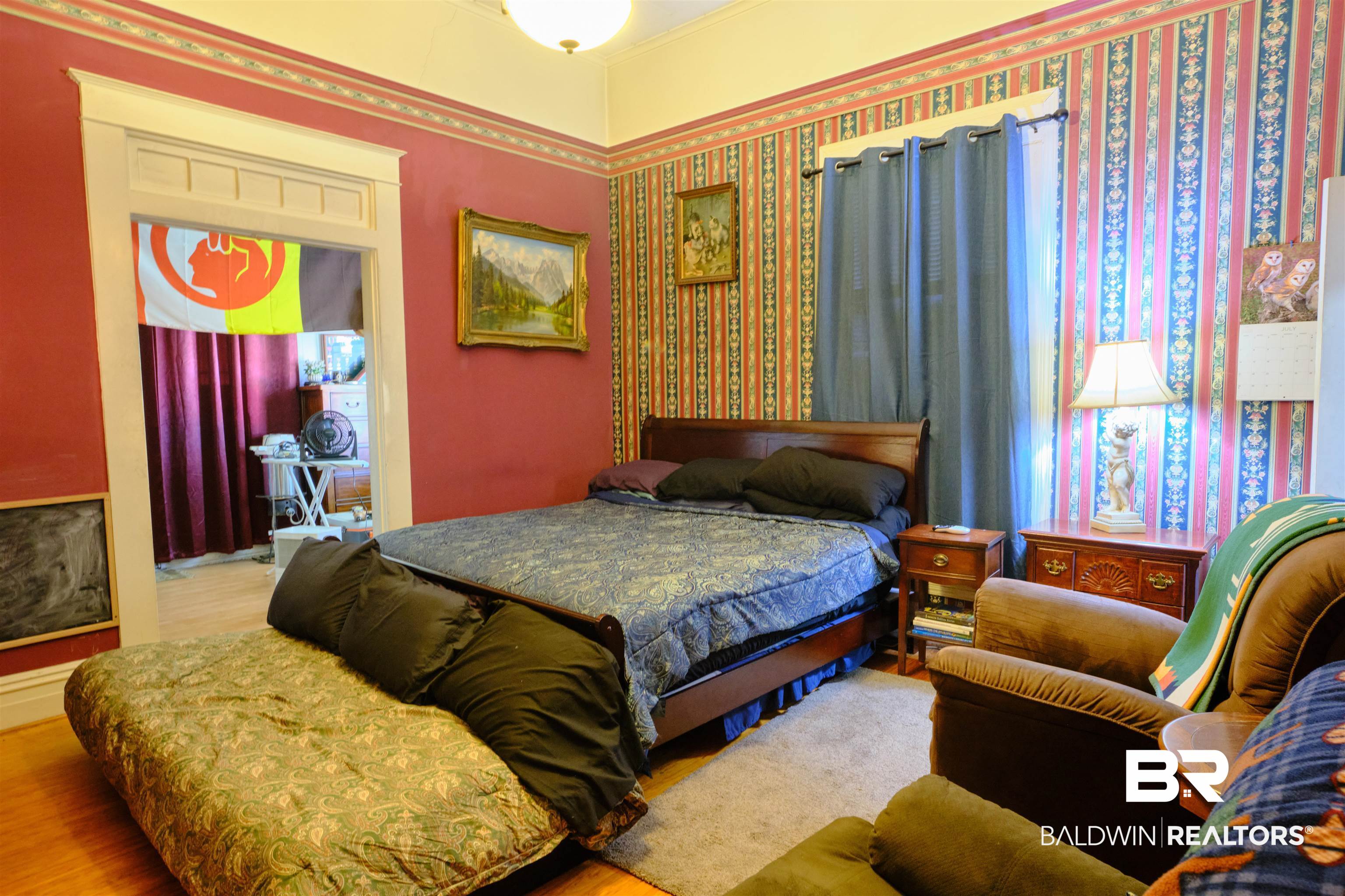 101 West Horner Street Atmore, AL 36502 - Photo 20 of 38 Bedroom with ornamental molding and hardwood / wood-style floors