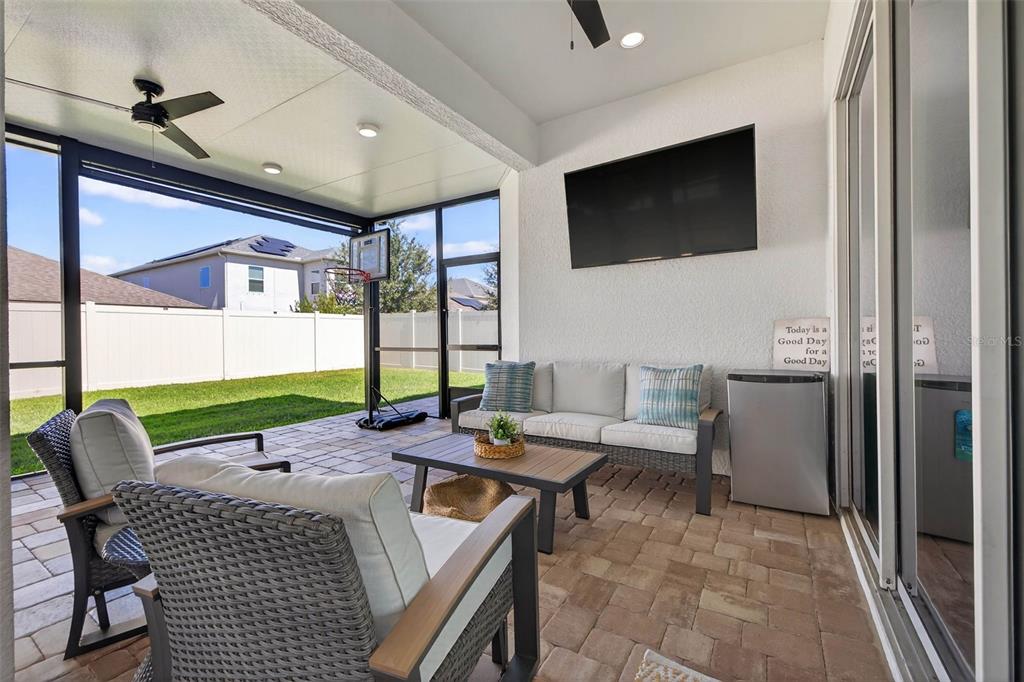 10522 Cardera Drive Riverview, FL 33578 - Photo 30 of 43 a outdoor space with patio the couches and a flat screen tv
