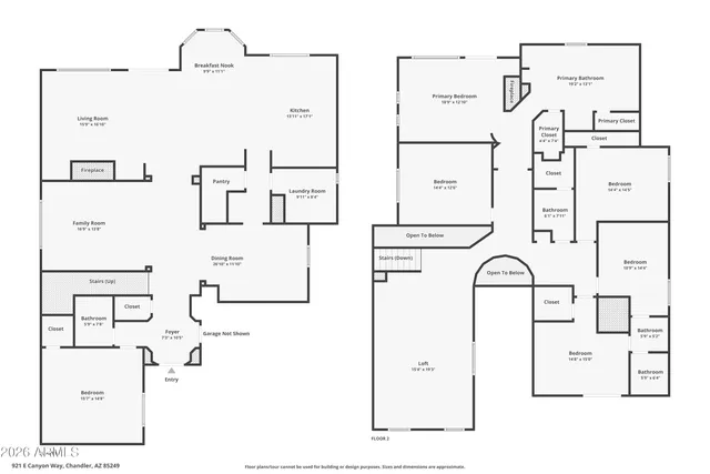 $1,250,000 | 921 East Canyon Way, Chandler, AZ 85249