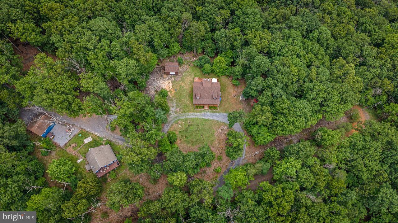 159 Park View Shenandoah, VA 22849 - Photo 52 of 66 an aerial view of a house with a yard and trees all around