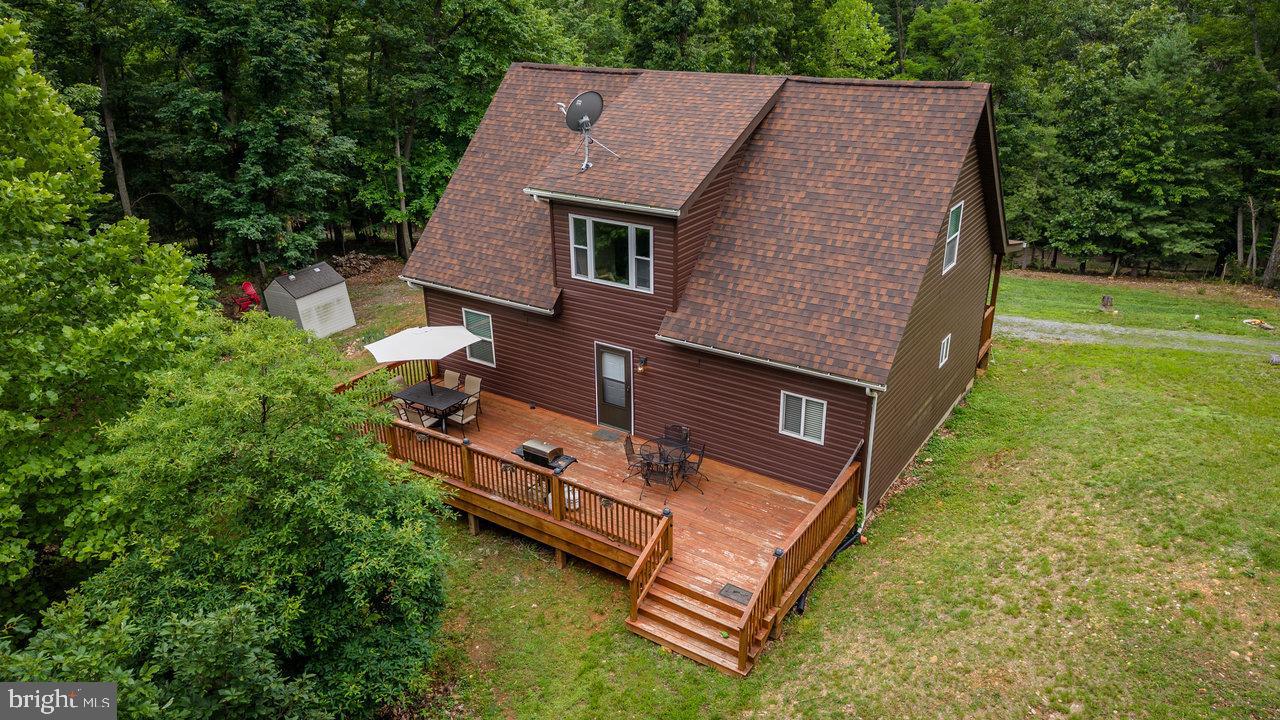159 Park View Shenandoah, VA 22849 - Photo 59 of 66 an aerial view of a house with swimming pool and garden