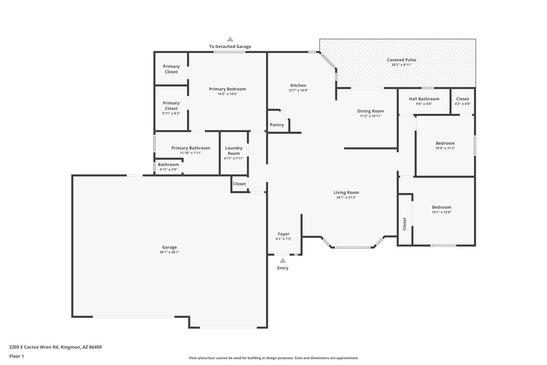 2205 East Cactus Wren Road Kingman, AZ 86409 - Photo 66 of 68 Floor Plan