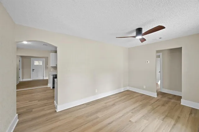 wooden floor in an empty room