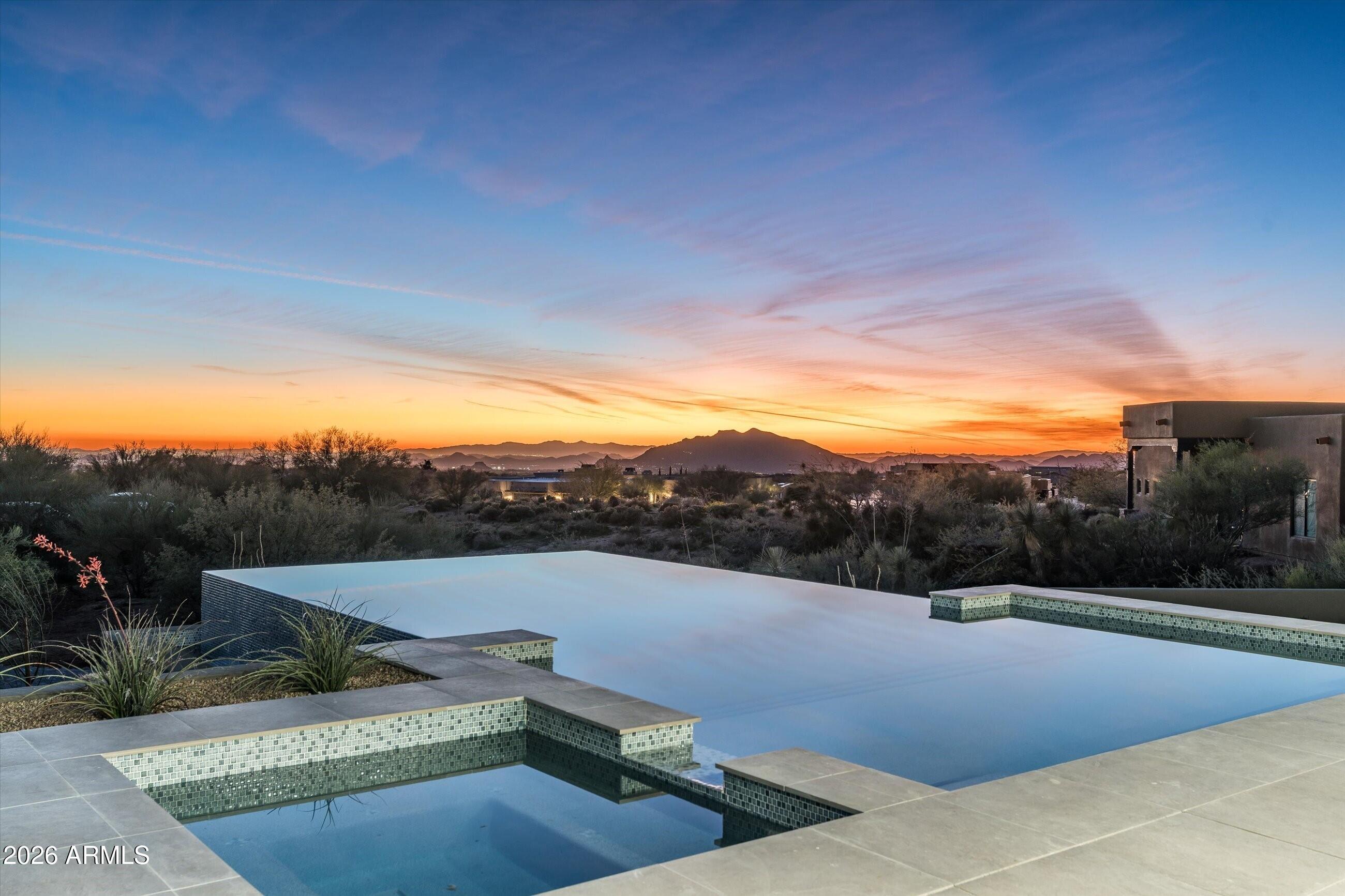 10948 East Rising Sun Drive Scottsdale, AZ 85262 - Photo 39 of 55 039_Twilight Pool Views