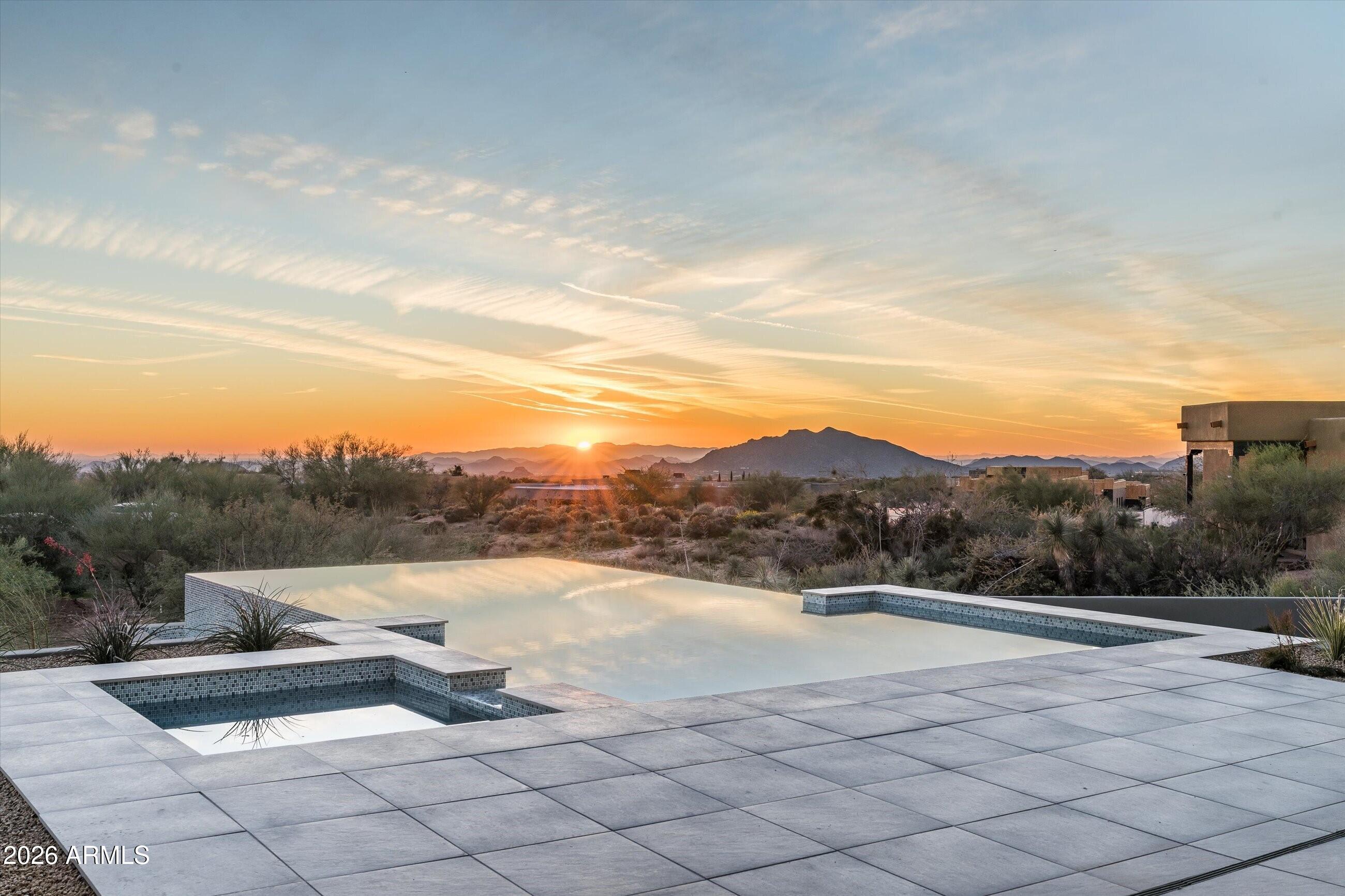 10948 East Rising Sun Drive Scottsdale, AZ 85262 - Photo 4 of 55 004_Twilight Pool Views