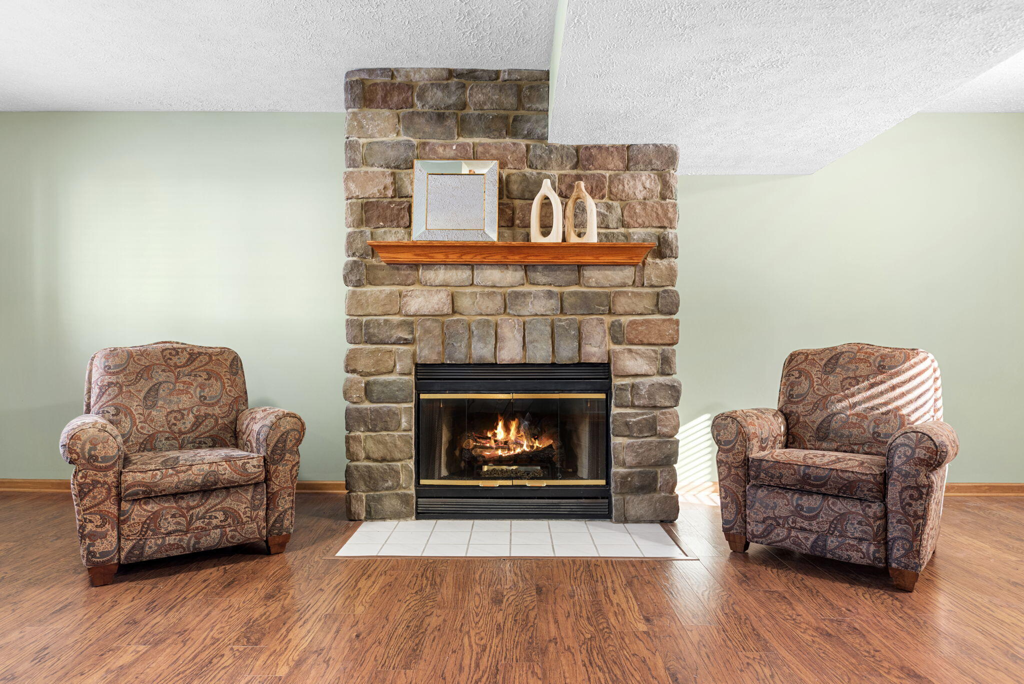 6613 West 86th Court Crown Point, IN 46307 - Photo 14 of 23 a living room with furniture and a fireplace