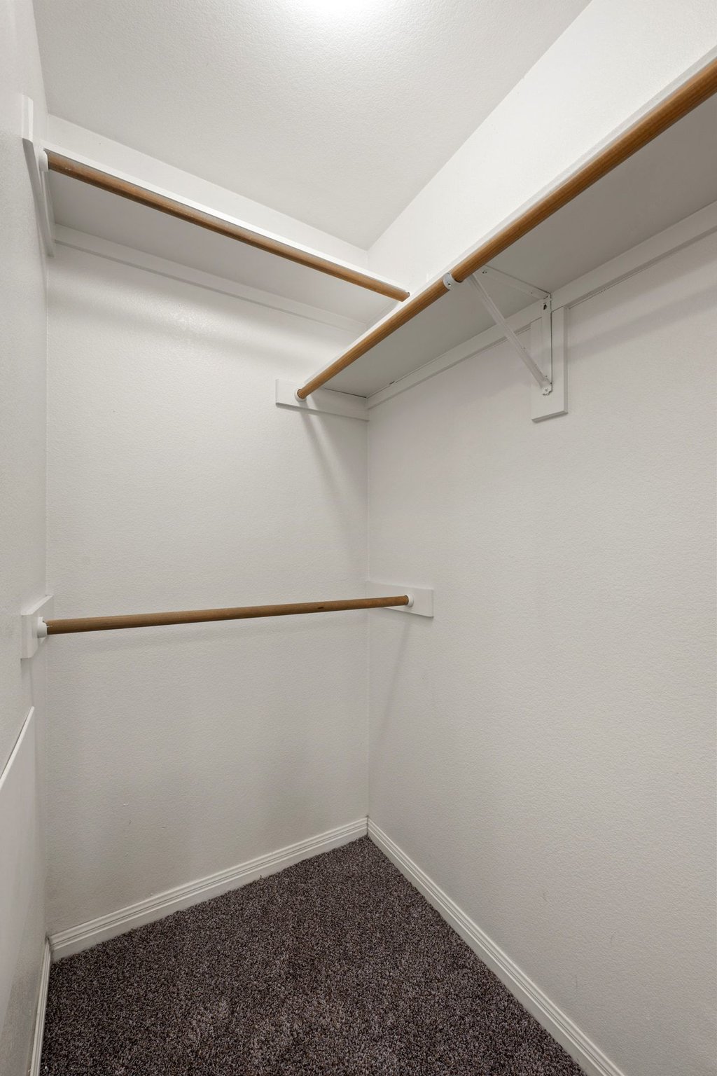 5208 Sioux Lane Austin, TX 78734 - Photo 27 of 35 Well-appointed walk-in closet with ample shelving and hanging rods for organized storage.