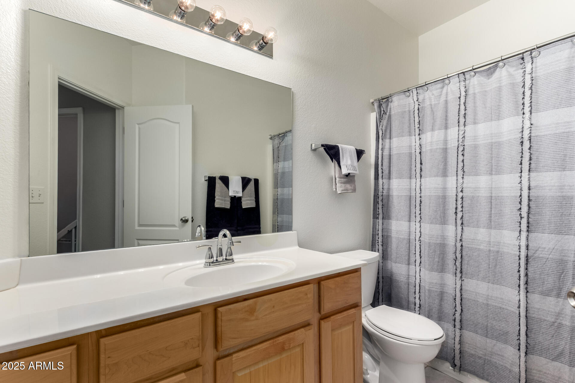 1406 West Emerald Avenue, Unit 102 Mesa, AZ 85202 - Photo 15 of 21 a bathroom with a sink toilet a mirror and shower