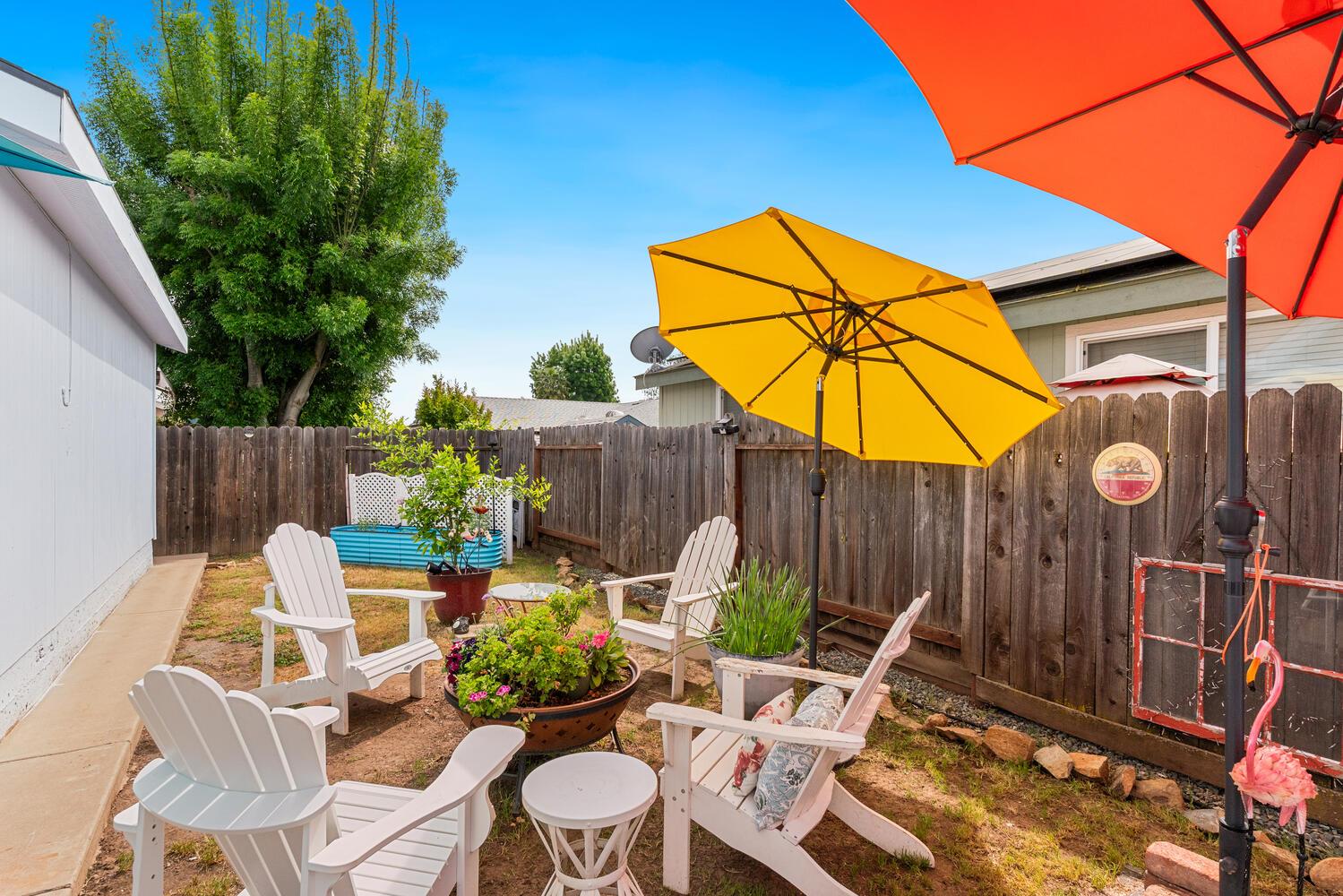 1400 West Marlette Street, Unit 45 Ione, CA 95640 - Photo 29 of 41 a backyard of a house with seating space