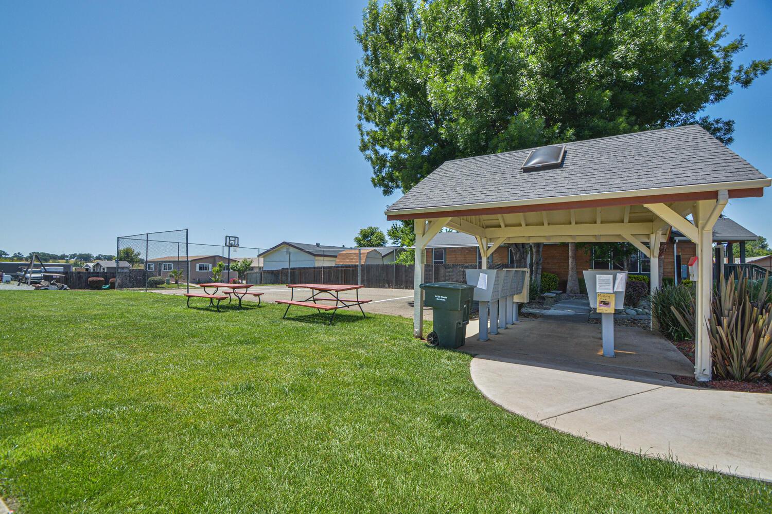 1400 West Marlette Street, Unit 45 Ione, CA 95640 - Photo 40 of 41 a view of a house with backyard porch and sitting area