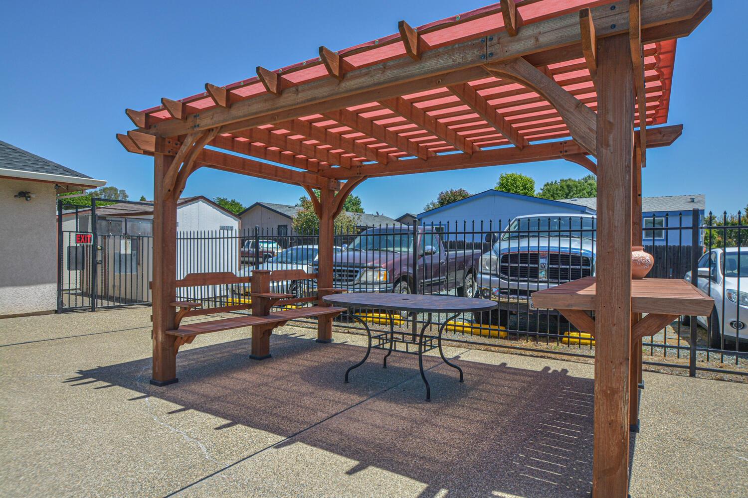 1400 West Marlette Street, Unit 45 Ione, CA 95640 - Photo 41 of 41 a view of a chairs and table in the patio