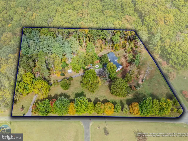 a view of a green field with lots of bushes