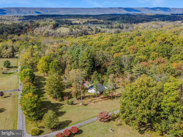 a view of a yard with an outdoor space
