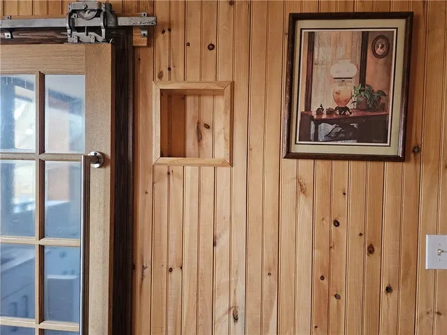 a view of front door