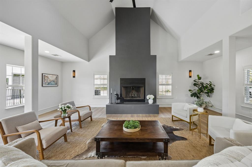 1260 Stacy Road Fairview, TX 75069 - Photo 13 of 40 Floor to ceiling wood burning fireplace