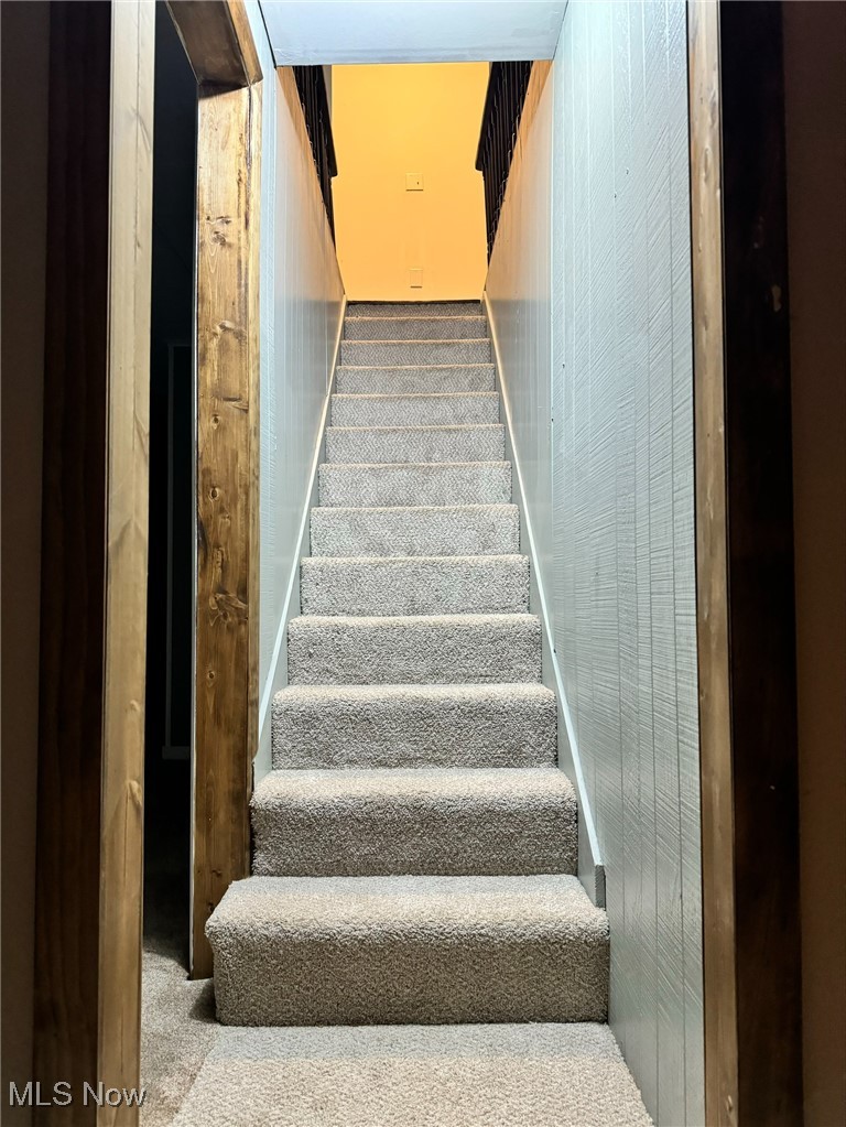 360 Bradys Ridge Road Wellsburg, WV 26070 - Photo 18 of 36 stairway leading to basement