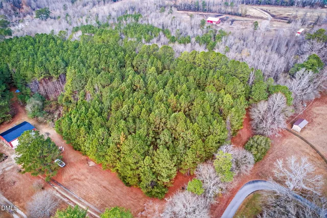 a view of lake with green space