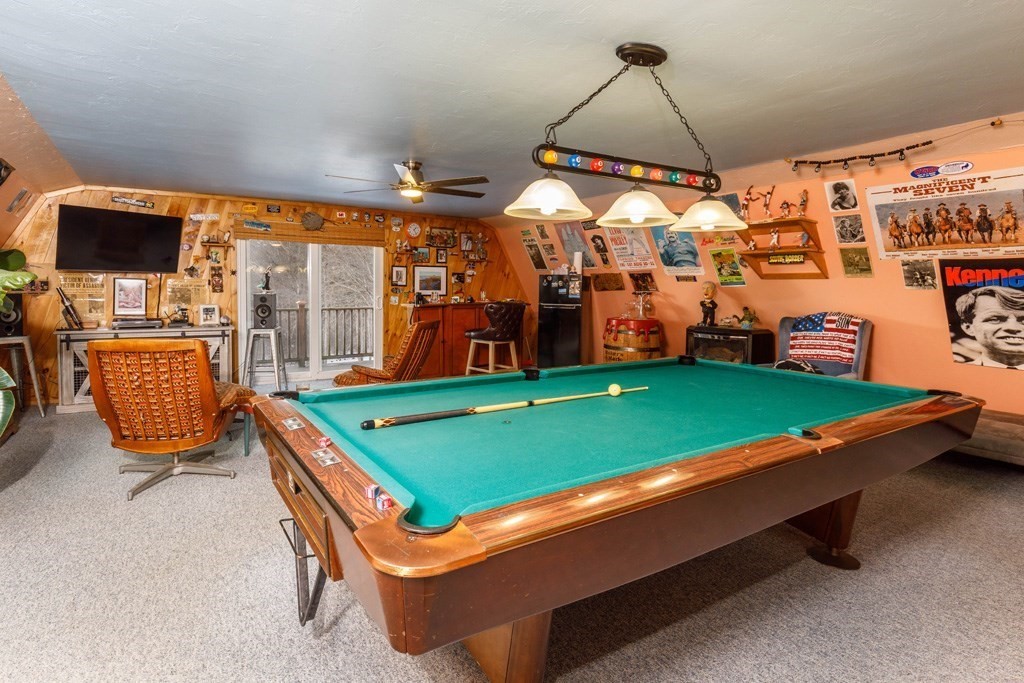 280 Stone Street Gardner, MA 01440 - Photo 18 of 28 a room with pool table and a television